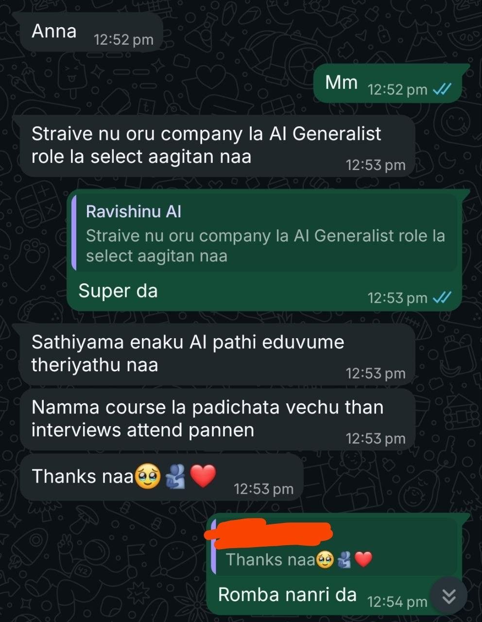 Job Selection & Interview Milestone