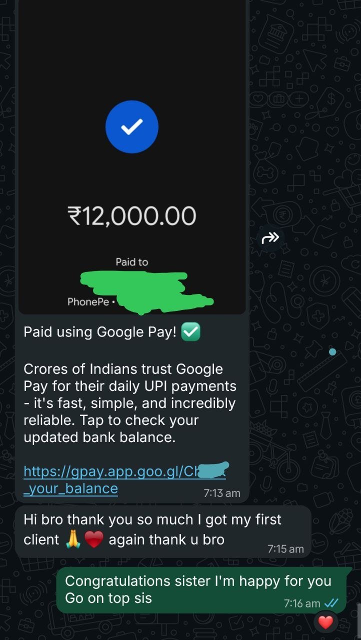 Freelance / Payment Win #08