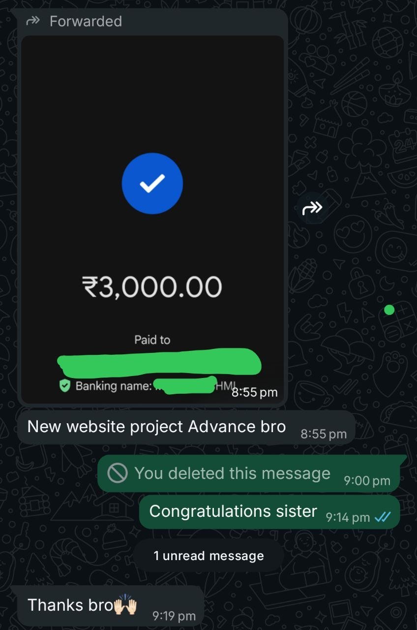 Freelance / Payment Win #20