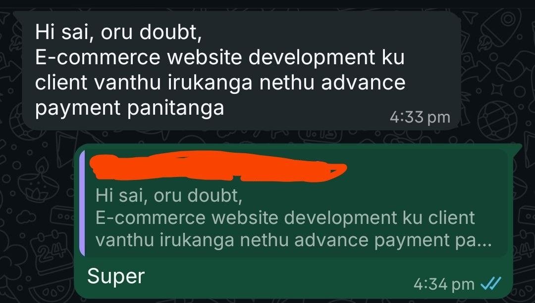 Freelance / Payment Win #23